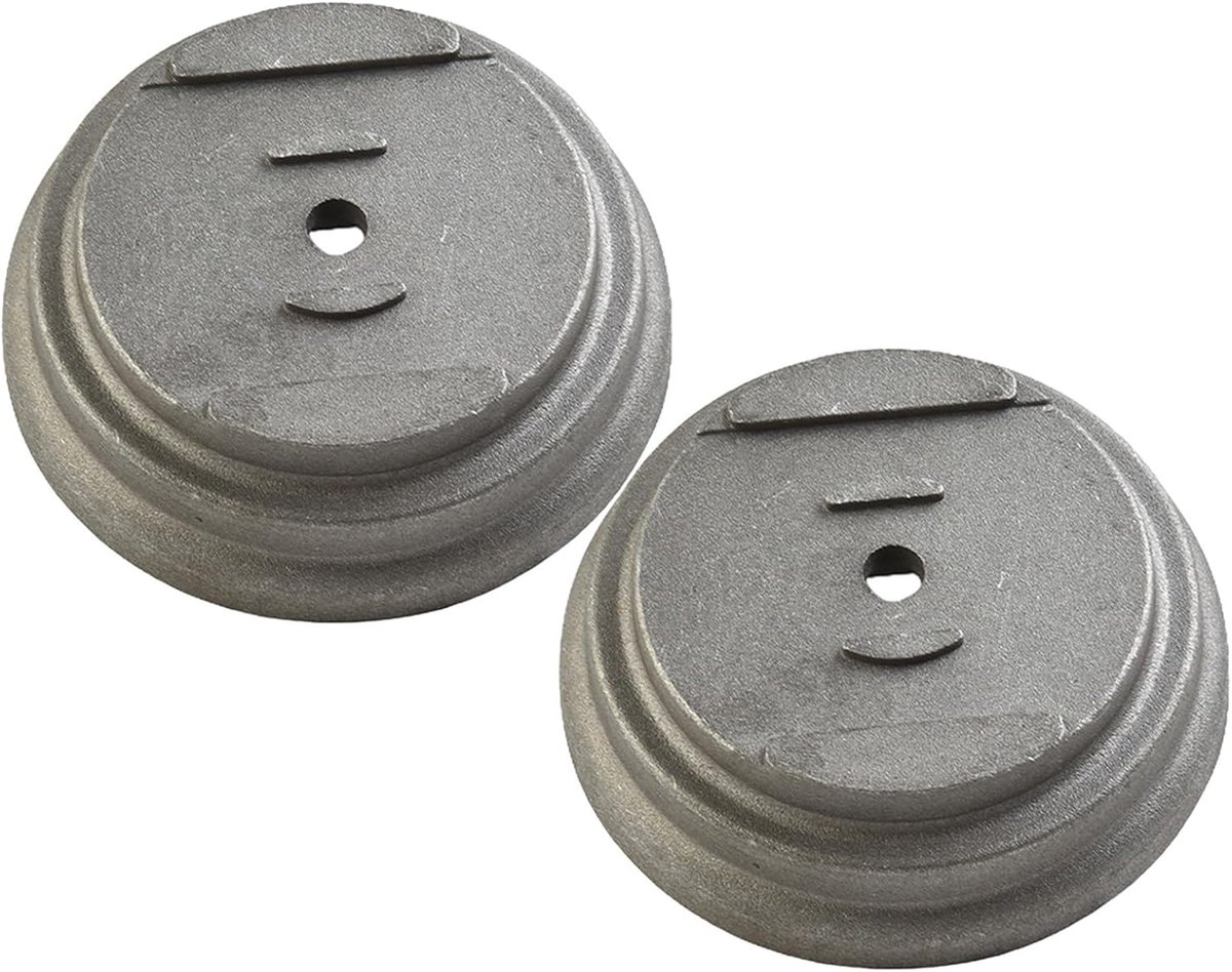 Grasbeschermkap Set - Maaiers Accessoires - Tuinonderhoud Vereenvoudigen - Meerhoek Verstelbaar - 2 Stuks - Zilver