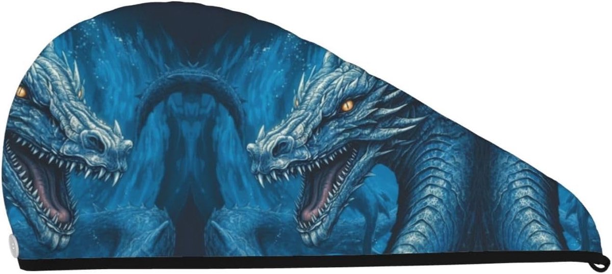 Haar Drogen Cap - Haar Tulband - Snel Haar Drogen - Super Absorberend - 64 x 26 cm - Zwart