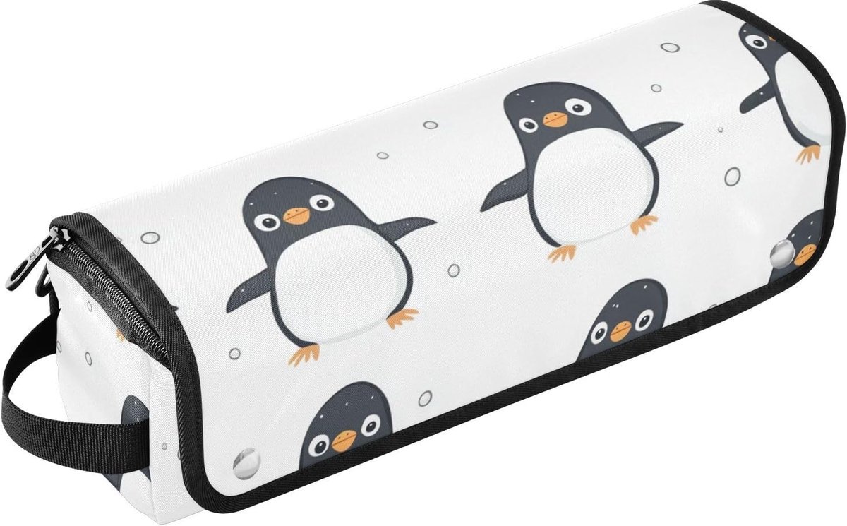 Reistas Krultang - Opbergtas Haarstyling - Reizen Organiseren - Hittebestendige Mat - 37 x 31 x 8 cm - Wit