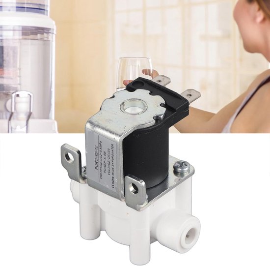 Magnetische Waterklep voor Watermachines - Solenoïde Ventiel, Solenoïde Spoel, 12V DC, 1/4 Inch Tube, Geschikt voor Drinkwater en Irrigatiesystemen van Merkloos — afbeelding 5