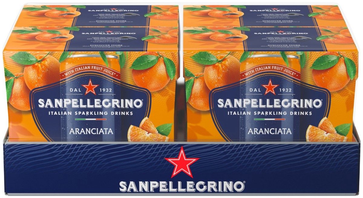 Tray San Pellegrino - Aranciata - 12 x 330 ml