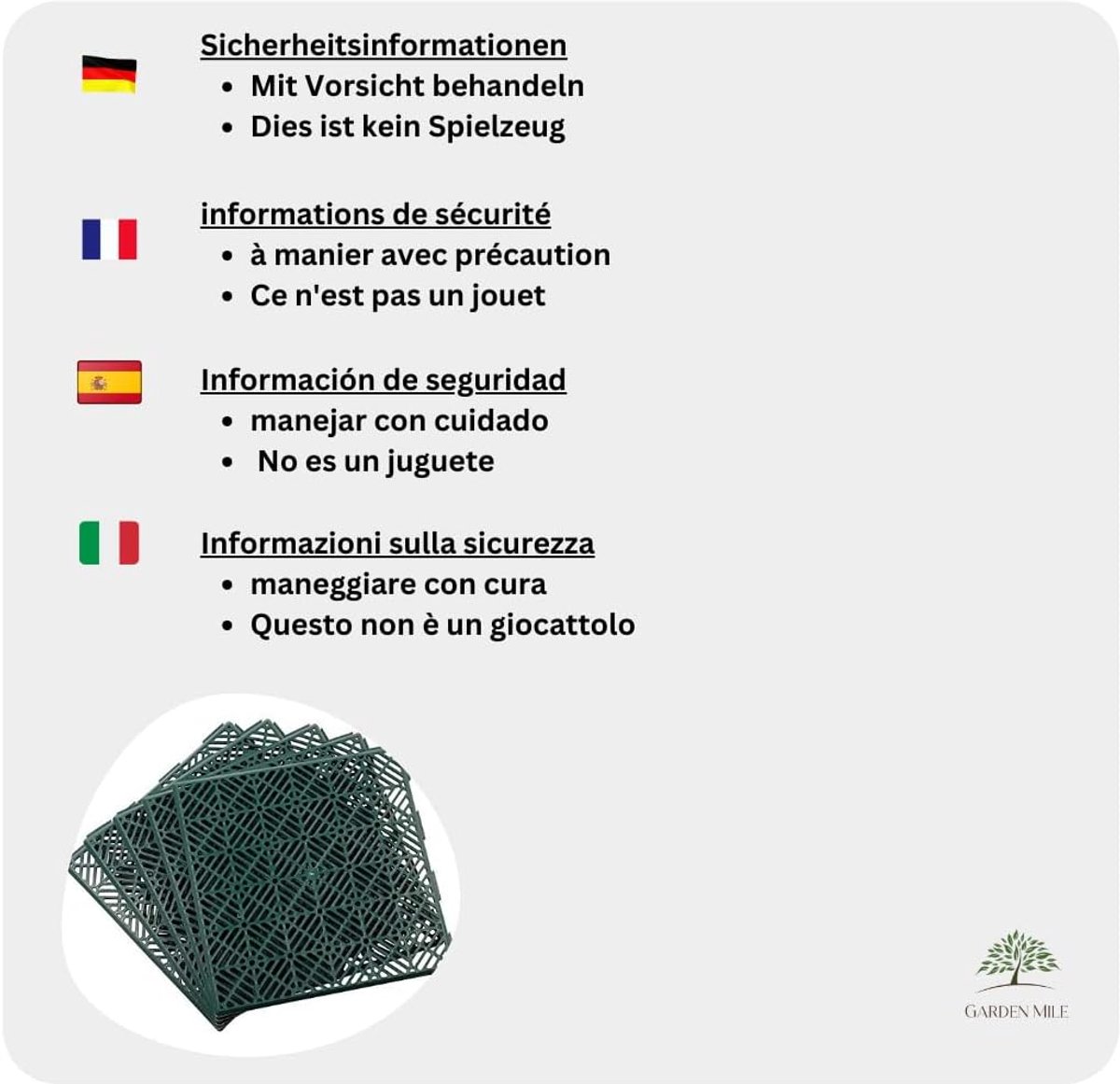 Terrastegels - Modulaire Tegels - Buitenpad Maken - Koppelsysteem - 20 Stuks - Groen