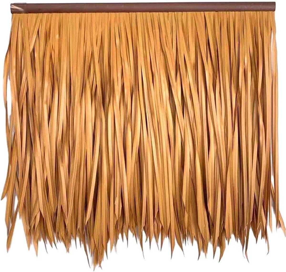 Kunstgras dakrol - Decoratieve stro - Tuin decoreren - Weerbestendig materiaal - 50 x 50 cm - Natuurlijk