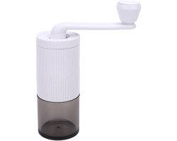 Draagbare Koffiemolen - Handmaalapparaat Koffie - Verse Koffie Zetten - Verstelbare Maalgraad - Compact Ontwerp - Wit