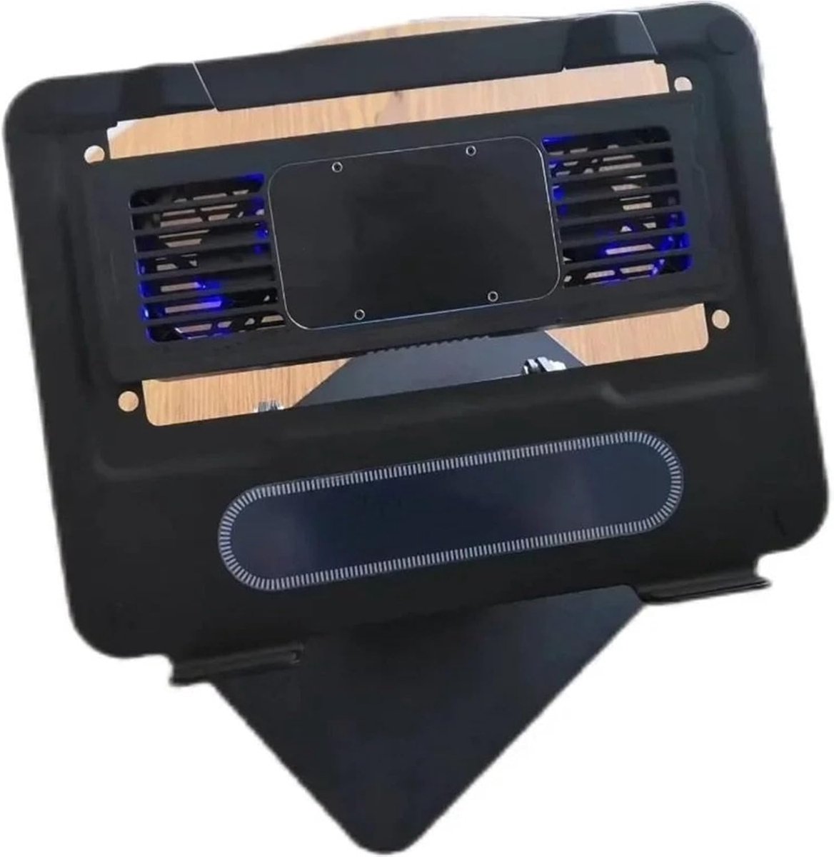 Laptop Koeler - Notebook Koelstation - Voorkom Oververhitting - IJskeramische Chip - 12-21 Inch - Zwart