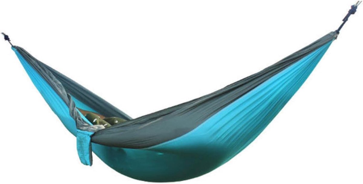 Kampeerhangmat - Schommelbed Tuinstoel - Ontspannen Buiten - Ultralicht Met Insectennet - 270 x 140 cm - Veelkleurig