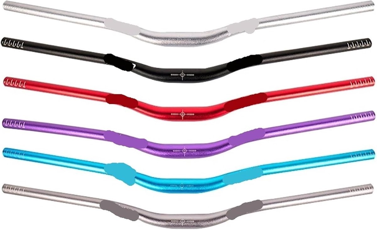 Fietsstuur Aluminiumlegering - Mountainbike Stuur - Fietsen Buiten - Ergonomisch Ontwerp - 680 mm - Zilver