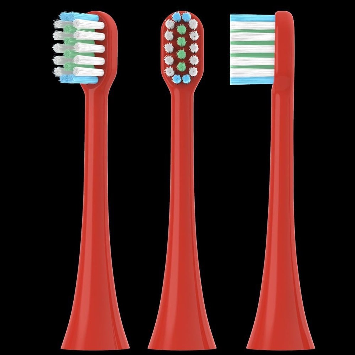 Opzetborstels Elektrische Tandenborstel - Vervangende Borstelkoppen - Mondhygiëne Verbeteren - Zachte Medium Borstelharen - 8 gram - Rood