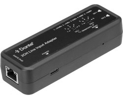 KanexPro Dante 2-kanaals analoge ingangs adapter