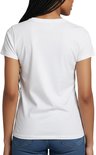 Witte dames T-shirt, achterkant.
