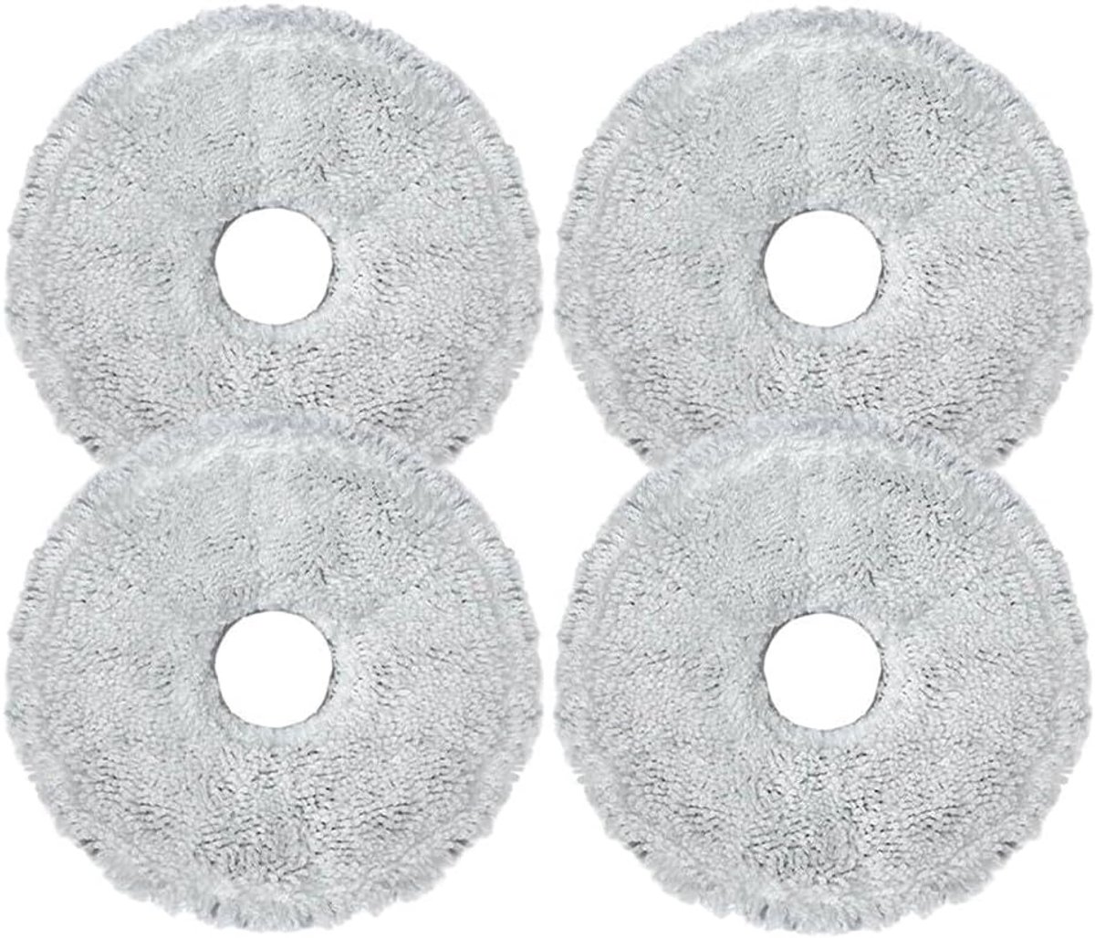 Dweildoeken Robotstofzuiger - Wasbare Pads - Vloeren Reinigen - Hoge Absorptie - 15x15x15 cm - Grijs