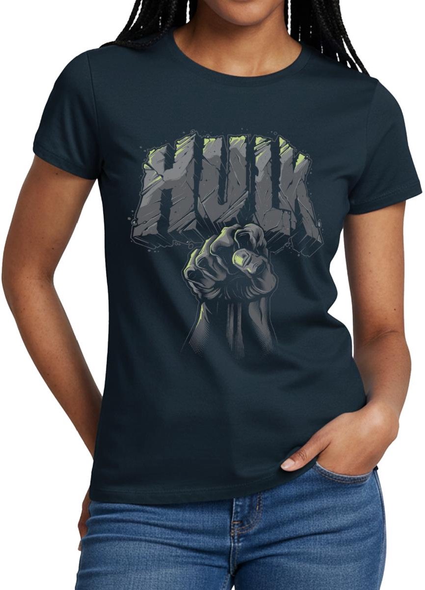 Avengers Hulk Vuist T-Shirt Dames