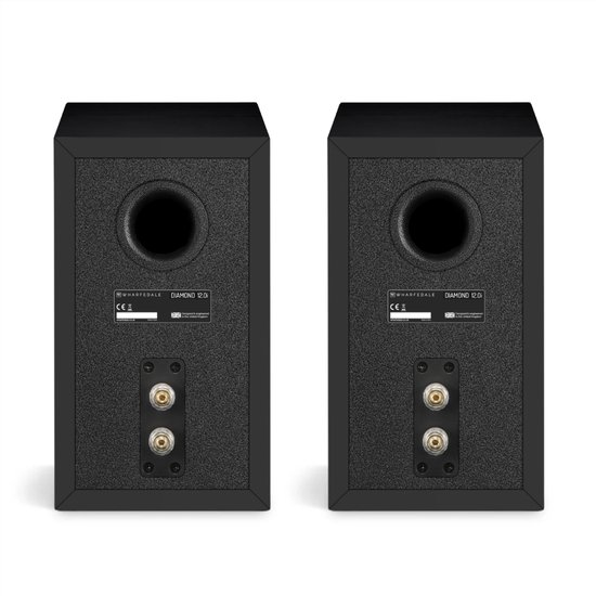 Wharfedale Diamond 12.0i Boekenplank Speaker - Heldere Middentonen - 2-weg - 100mm Driver - 55Hz-20kHz - Passieve Speaker - Zwart van Merkloos — afbeelding 3