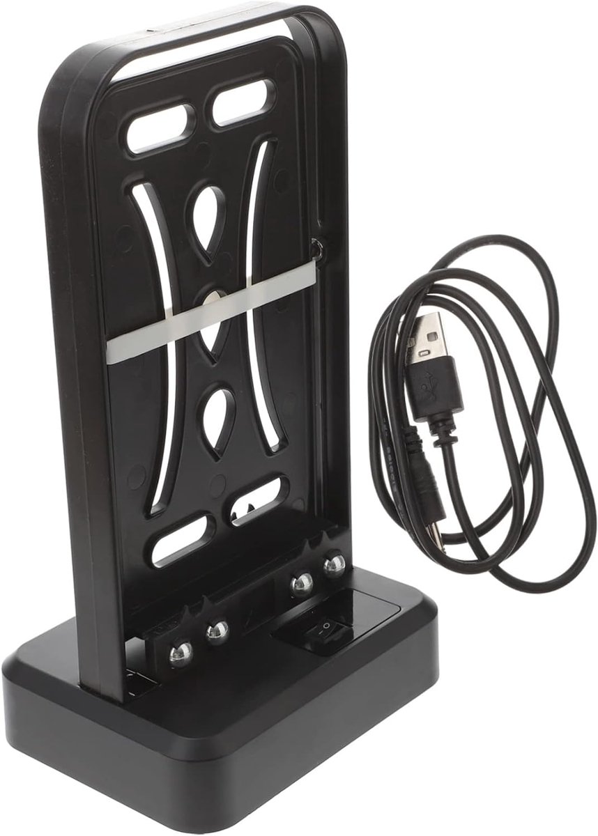 Automatische Stappenteller - Mobiele Schommel - Stappen Genereren - Perpetuum Mobile Design - 23 x 13 cm - Zwart