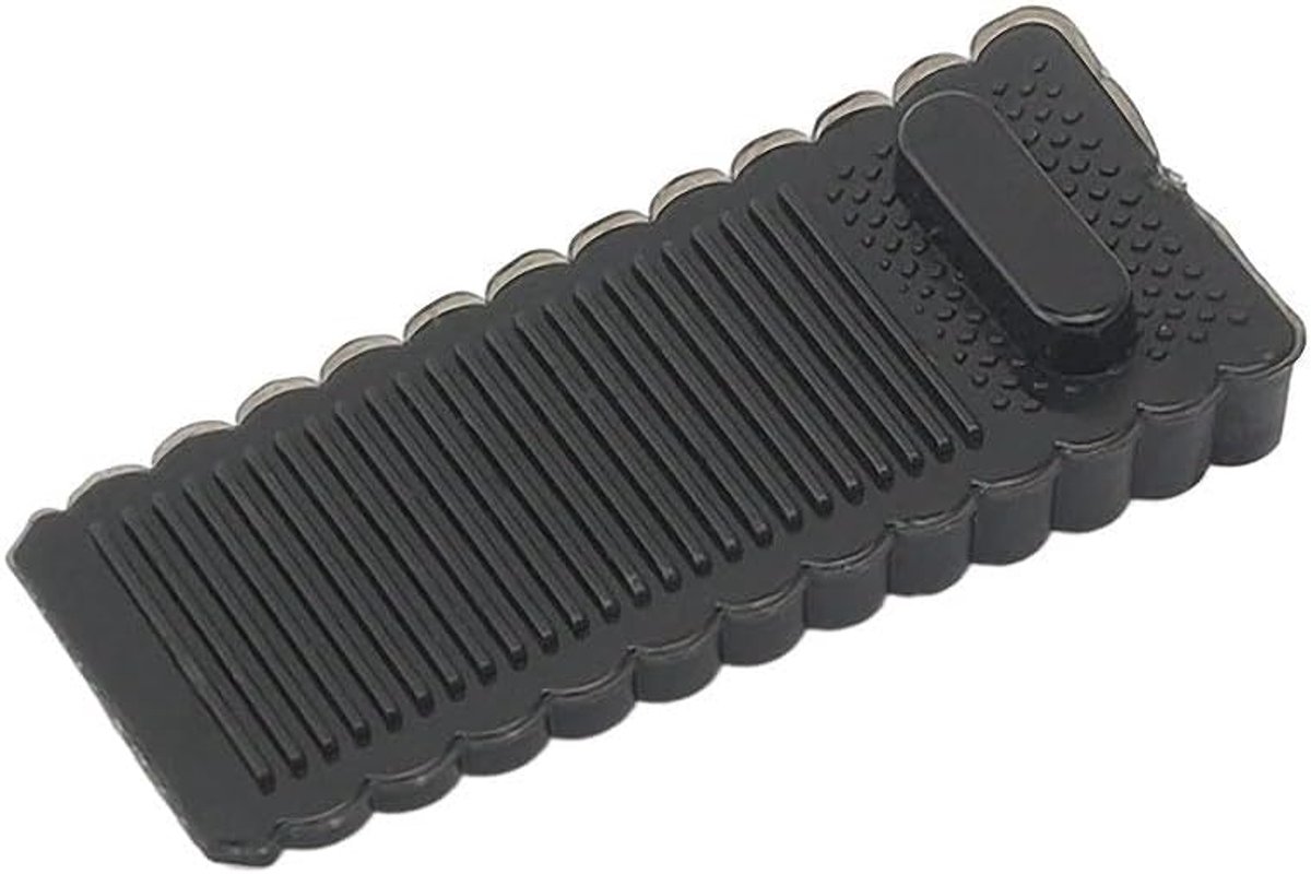 Deurstoppers 2 stuks - Antislip blok - Deur open houden - Wigvormig ontwerp - 95 cm - Zwart