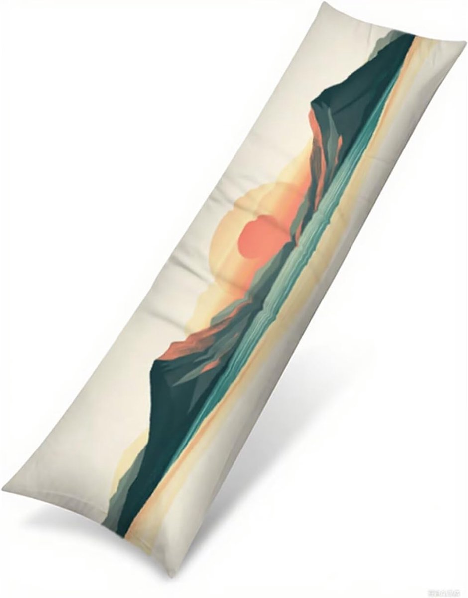 Lange Kussensloop - Body Pillow - Comfortabel Slapen - Zachte Fluweelkwaliteit - 120 x 40 