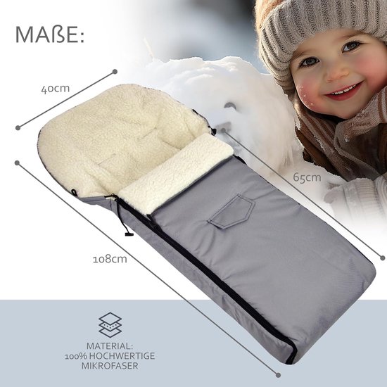 Houten slee met voetenzak - Winter slee combi Kinderslee set - Winterpret voor kinderen - Met afneembare rugleuning van Houten — afbeelding 2