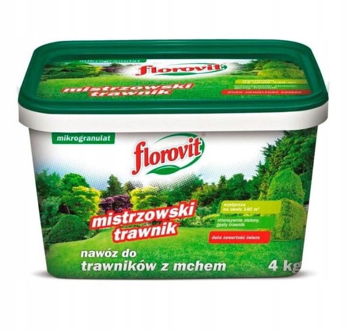 Florovit Serie - Gazonmest met Mos - 4 kg - Hoge IJzerinhoud