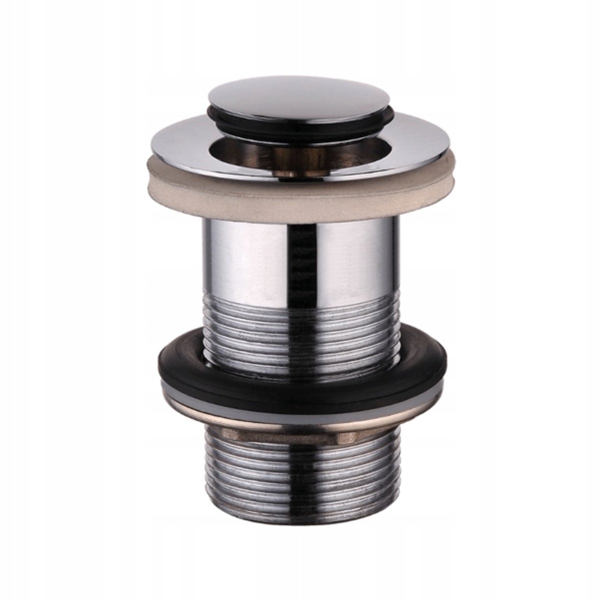 Kuchinox Serie - Klik-Klak Stop - Geen Overloop - Chroom - Messing