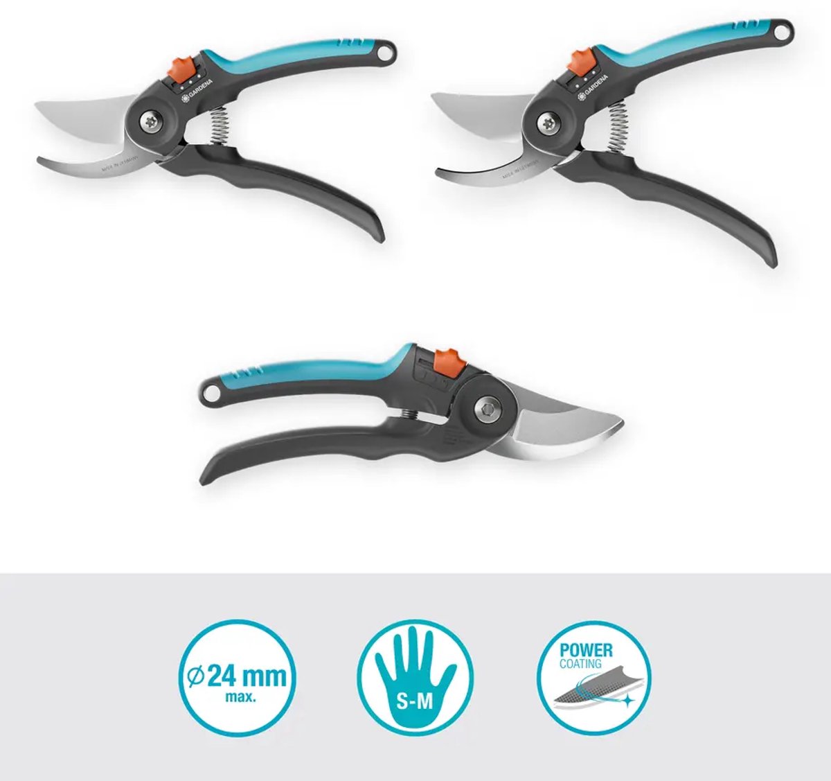 Gardena PremiumCut Flex - sécateur - 24 mm - Bypass