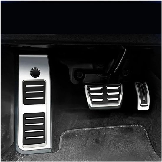 Pedaal Bekleding Set - Auto Pedalen Gas Rem - Verbeterde Grip Rijden - Antislip Roestvrij Staal - Set van 2 — afbeelding 3