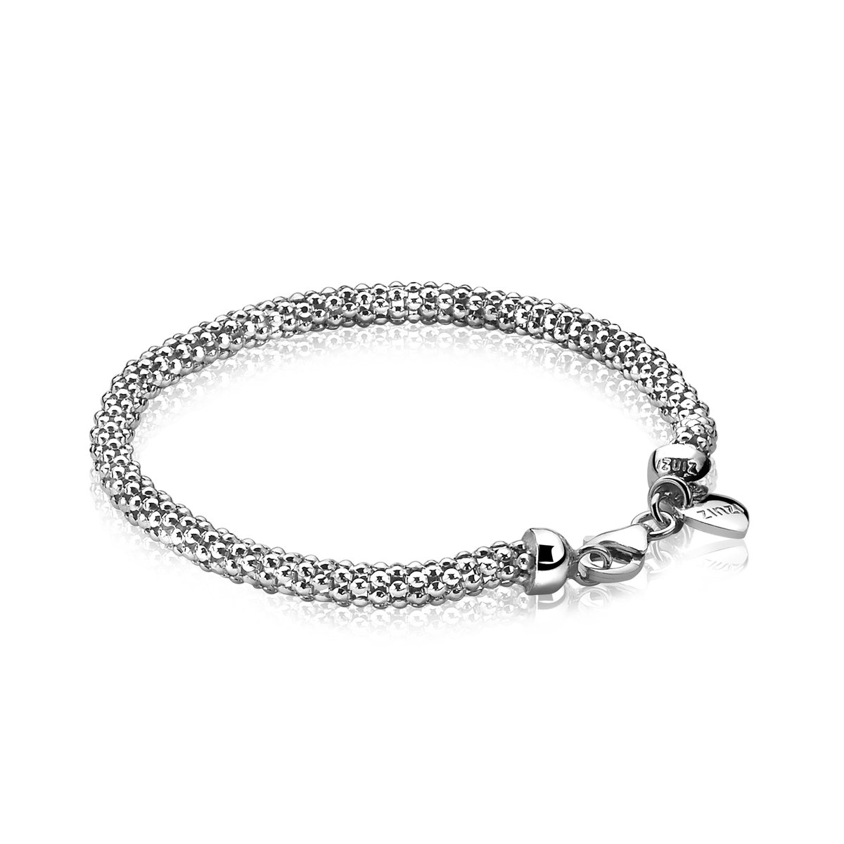 ZINZI zilveren schakelarmband 21cm ZIA1057-21