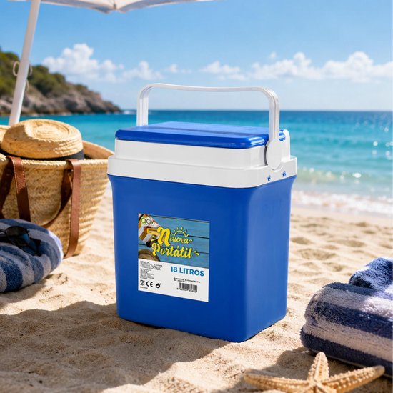 CM Iceberg koelbox - 18L - kunststof - blauw - 30 x 21 x 36 cm van CM — afbeelding 5