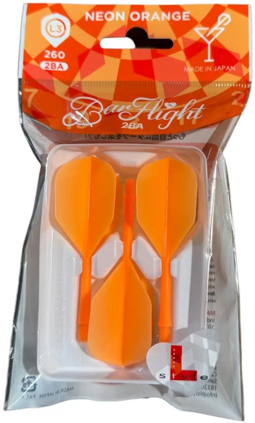 L-style Barflight Orange L3 260 Flight & Shaft combinatie van L-Style — afbeelding 3
