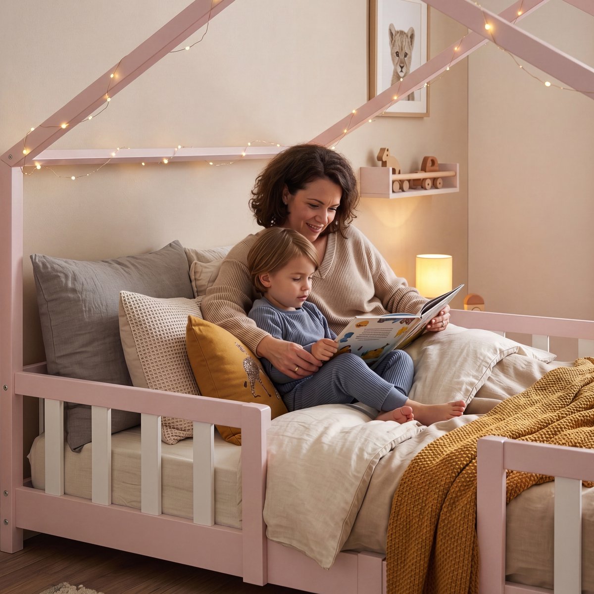 Kinderbed en.casa Treviolo Huisbed - afbeelding 2
