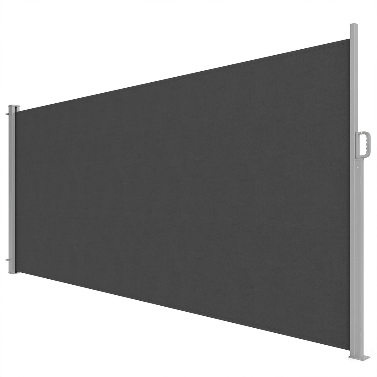 Outsunny Tuin Zijmarkies-Aluminium, Polyester-420L x 5B x 185H cm-Donkergrijs