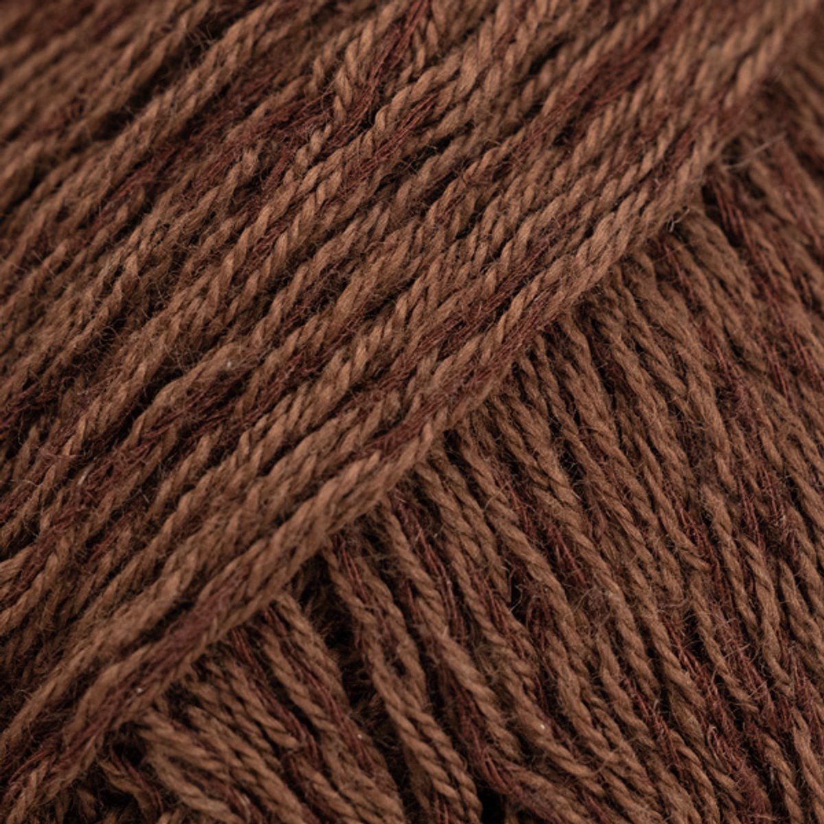 DROPS Belle Uni Colour - 39 chocoladebruin - Katoen Garen