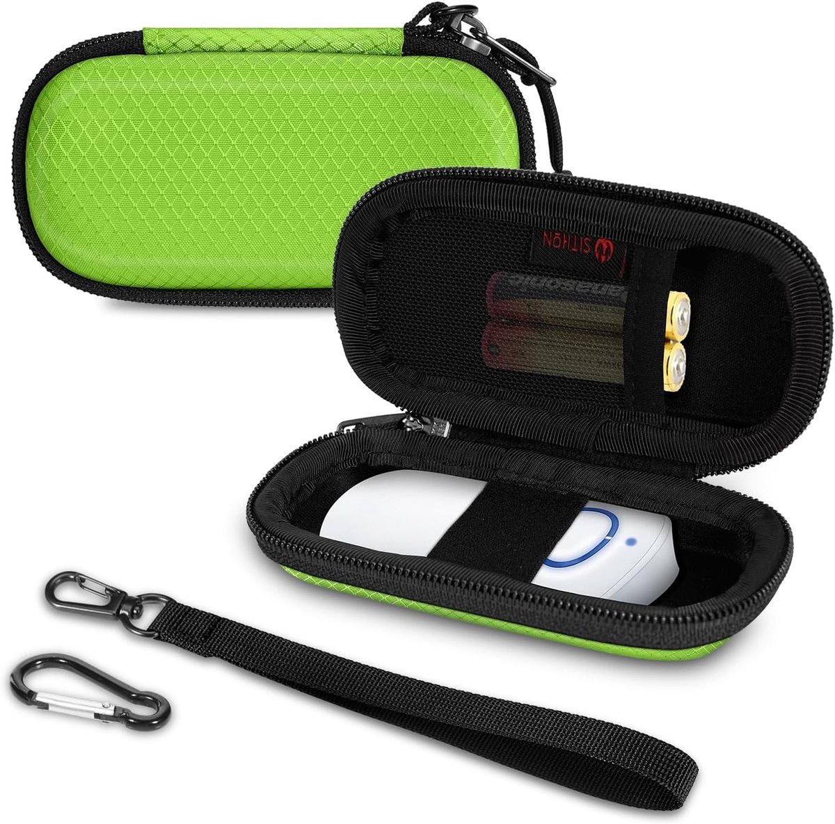 Hard Travel Case voor Insectenbeet Healer, Geschikt voor Beurer BR 60 en BR 90/10, Duurzaam en Praktisch Ontwerp, Groene Kleur