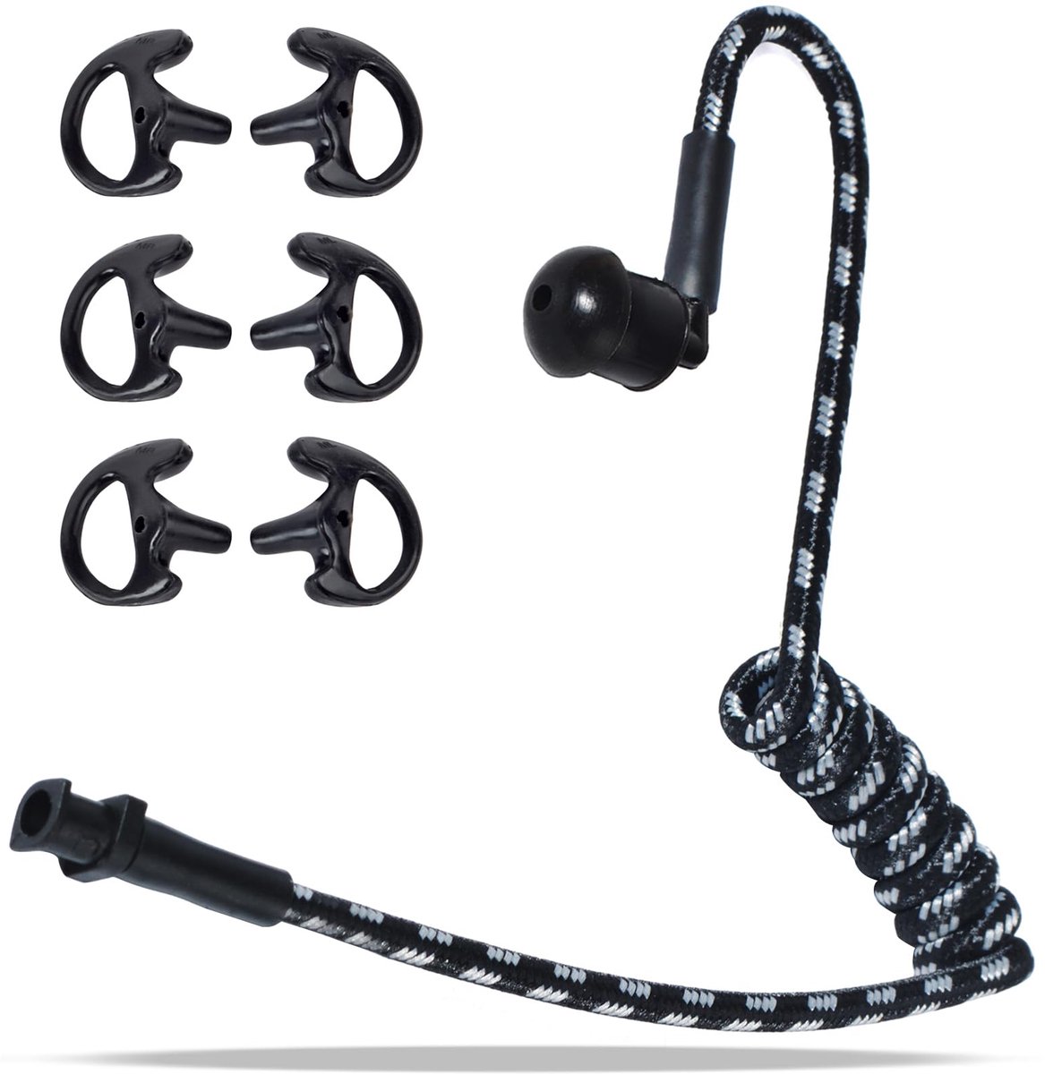 Geluidsslang nylon - accessoires voor radio-apparaten - oordopjes - helder geluid - ShopVlot