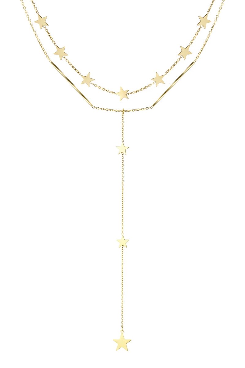 Schakelketting met Hanger Dames - Hoogwaardig RVS / Roestvrij Staal - Waterproof & Hypoallergeen
