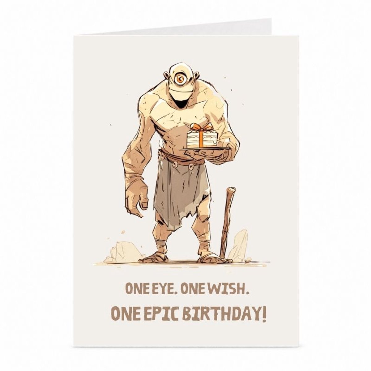 Cycloop - Verjaardagskaart - JustTheCardGuy - A6 met envelop
