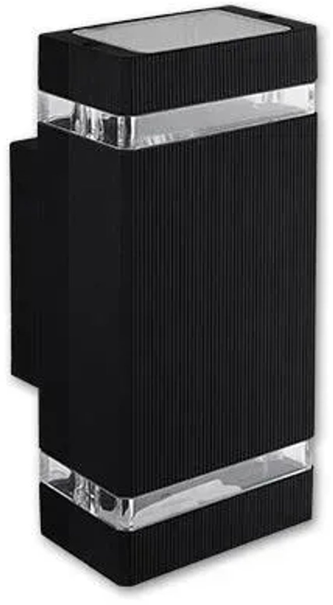 Wandlamp Hana GU10 IP65 vierkant zwart