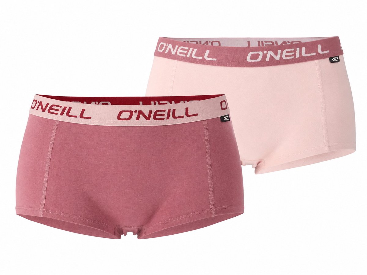 O'Neill dames boxershorts 2-pack - mesa rose - maat S