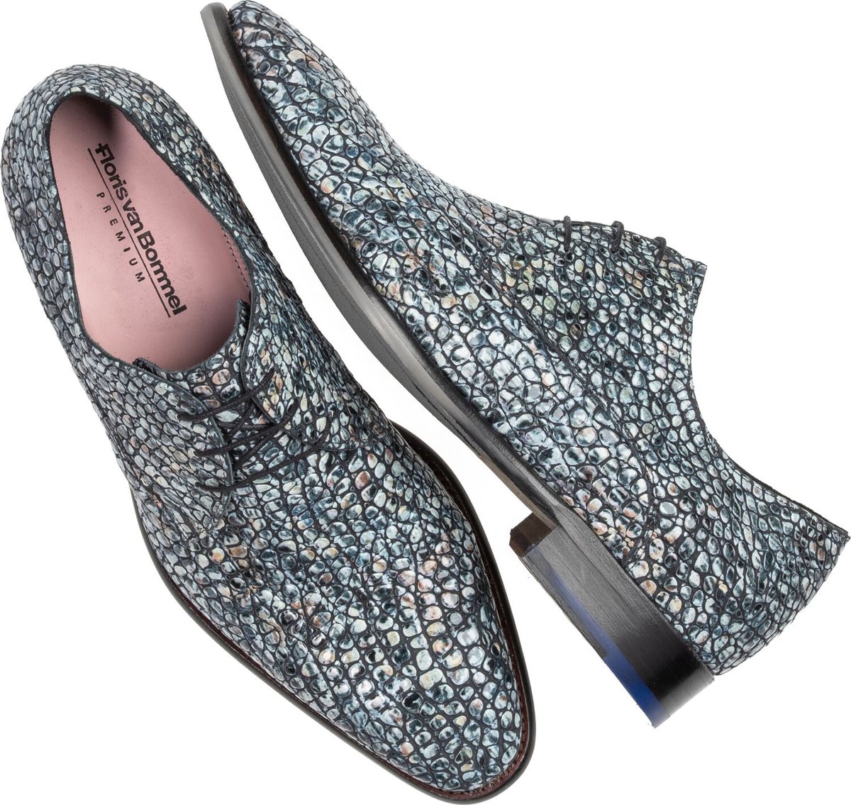 Floris Van Bommel Sfm-30201 De Netter Nette schoenen - Business Schoenen - Heren - Blauw - Maat 42