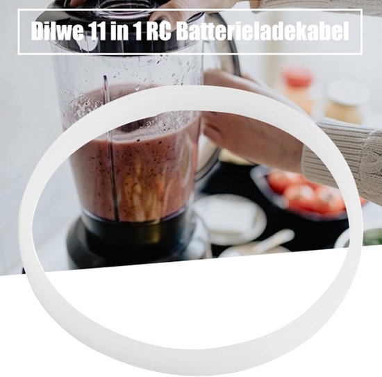 4-delige 10cm O-ring pakking, witte rubberen vervangingsonderdelen voor juicer en blender modellen NN100, NN100A, NN101, NN10130, NN102, NN210 — afbeelding 5
