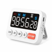 Juleika Kookwekker Digitaal | Pomodoro Timer | Oplaadbaar USB-C | 4 Niveaus van Helderheid | Geluid aanpasbaar