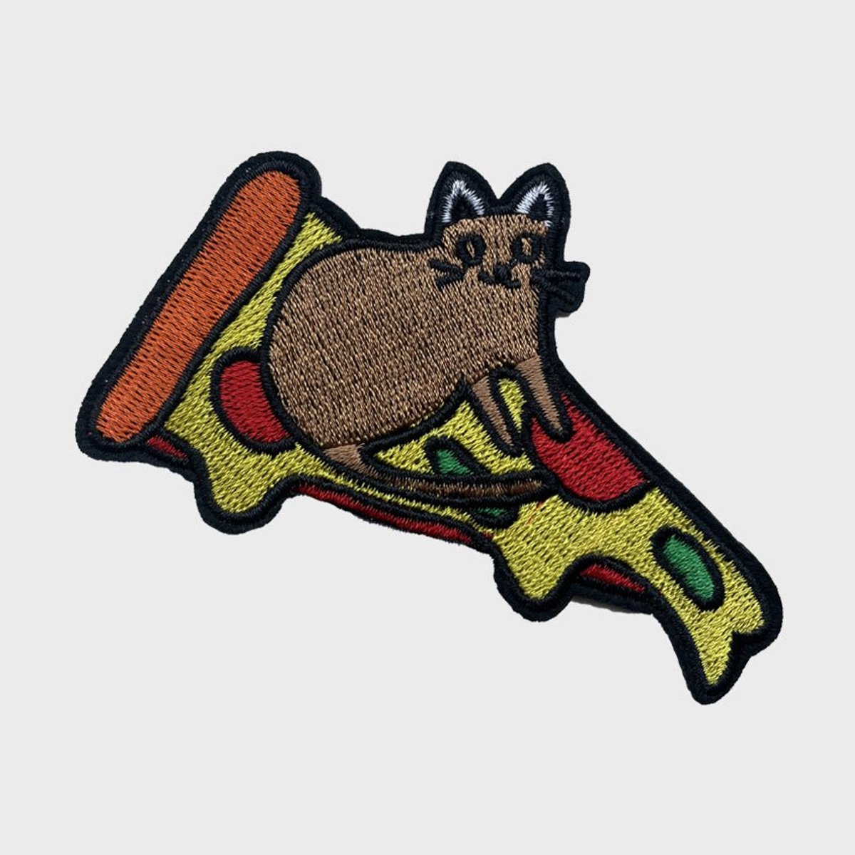 Patchy® – Pizza Strijk Embleem Patch 9 x 6 cm
