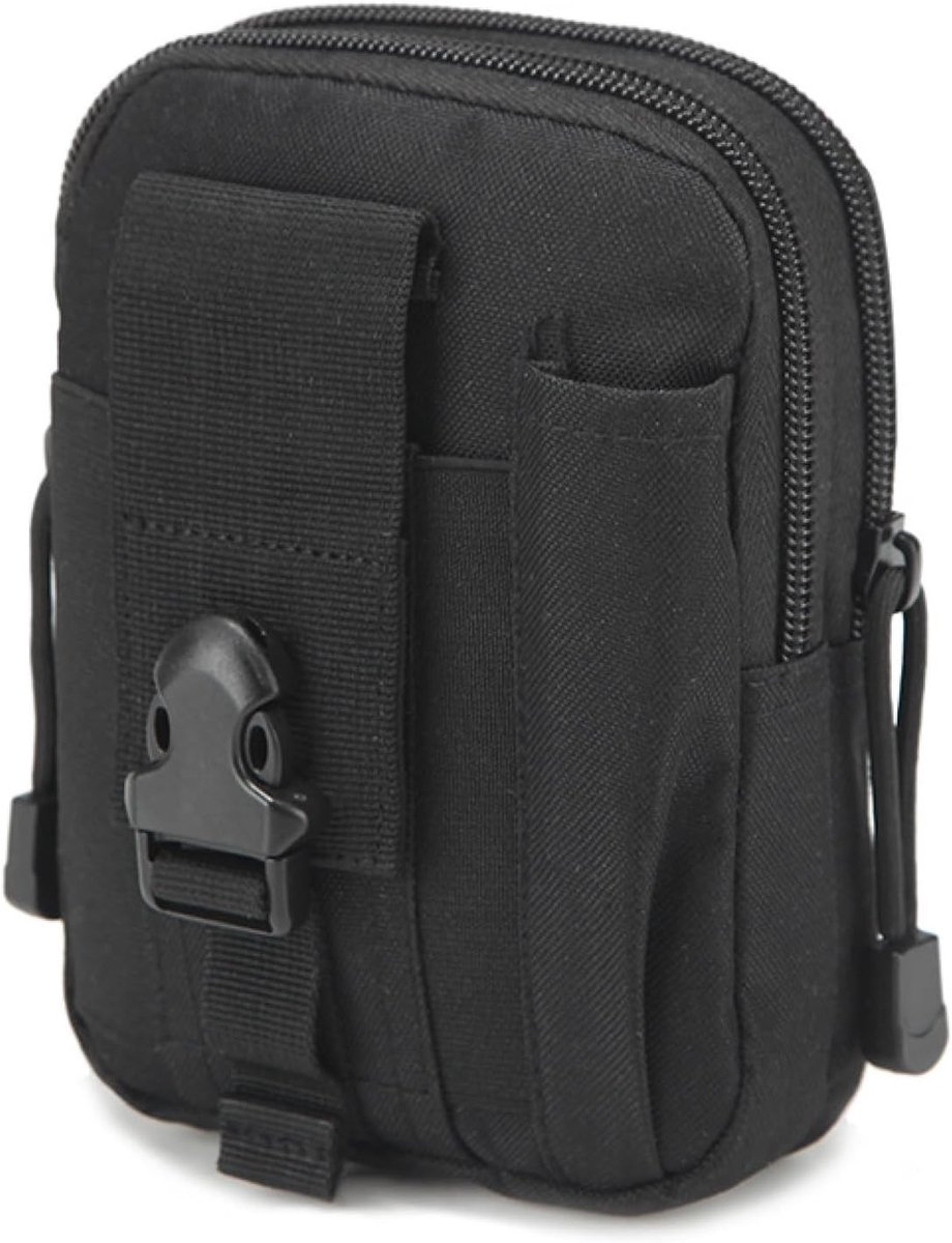 Tactische Molle EDC Pouch - Multifunctionele Utility Tas voor Jacht, Wandelen en Kamperen met Ruimte voor Gereedschap en Accessoires