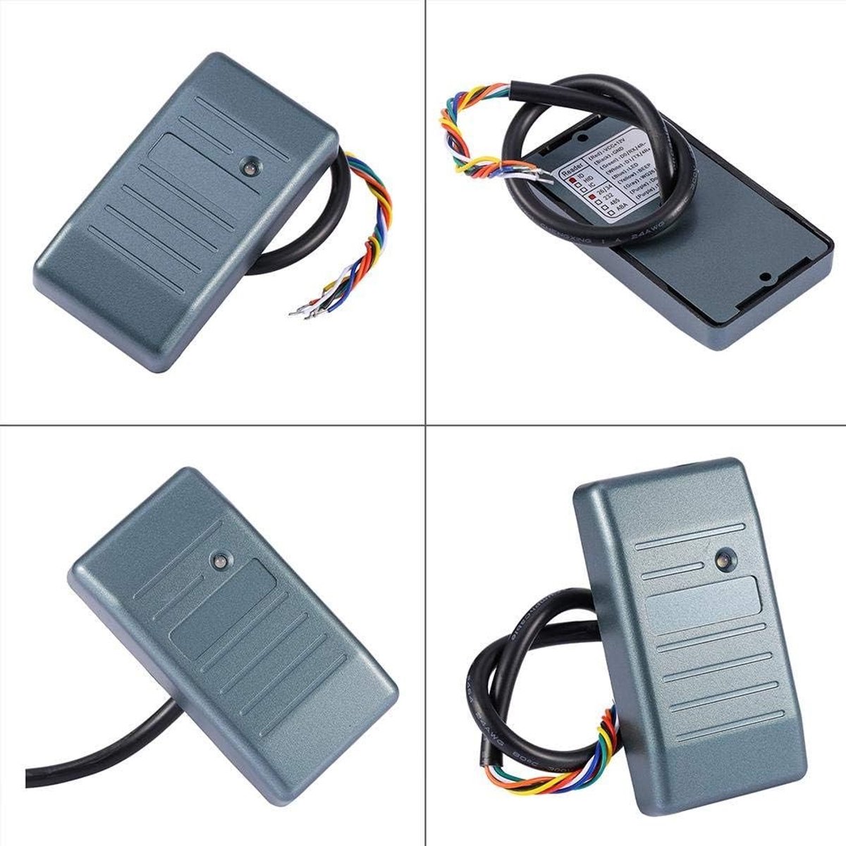 RFID Deurtoegang Lezer voor EM ID Kaarten, 125KHz Proximity Lezer met Waterdichte Behuizing en Wiegand 26 Technologie