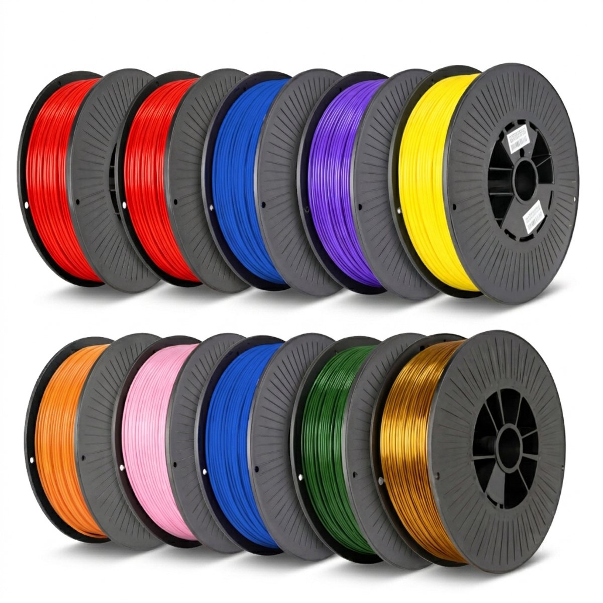 PLA+ 10KG Voordeelpakket 3D Printer Filament 1.75 mm - Hoge Kwaliteit en Duurzaam - Compatibel met Creality, Bambu Lab, Esun en Meer - Perfect voor Prototypes, Modellen en Accessoires - Professioneel en Thuisgebruik