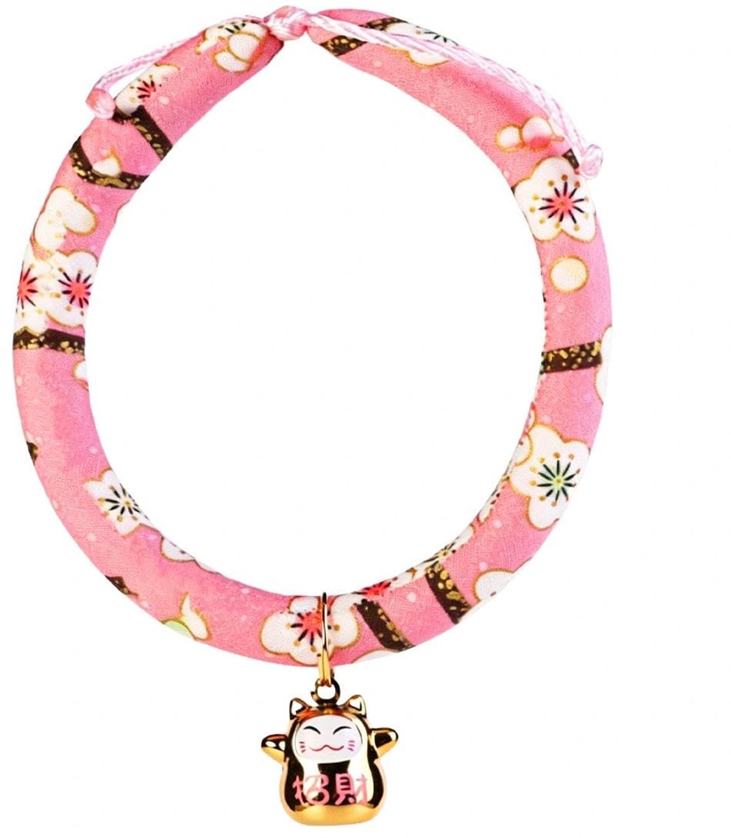 Kattenhalsband bloemenprint - decoratieve huisdieraccessoires - stijlvol en comfortabel - 1 stuk - ShopVlot