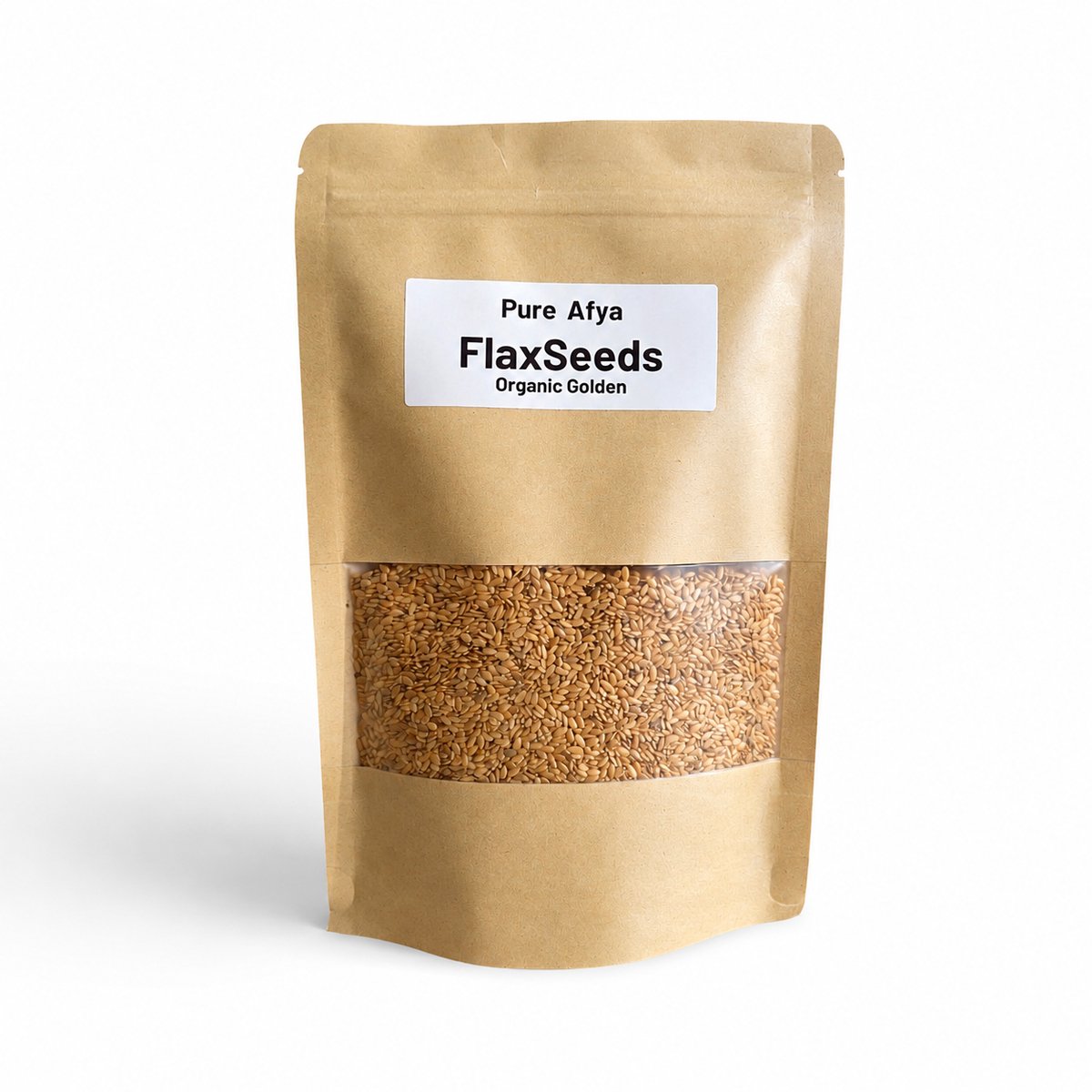 Pure Afya® Biologisch Gouden Lijnzaad – 400g | Golden Flax Seeds | Heel Lijnzaad | Premium Kwaliteit | Vegan