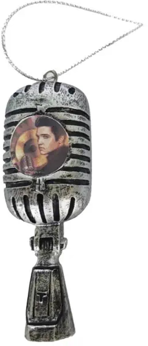 Elvis Presley Microfoon Ornament