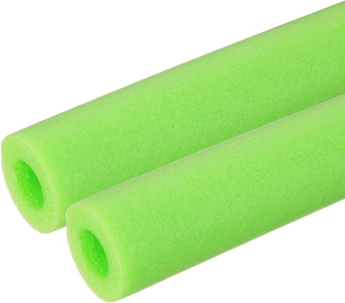 2 stuks buisisolatie schuimbuis voor zwembadnoedels, 40 mm ID x 3,3 ft x 3-1/8 inch OD, warmtebehoud en bescherming voor zwembadhandvatten, groen