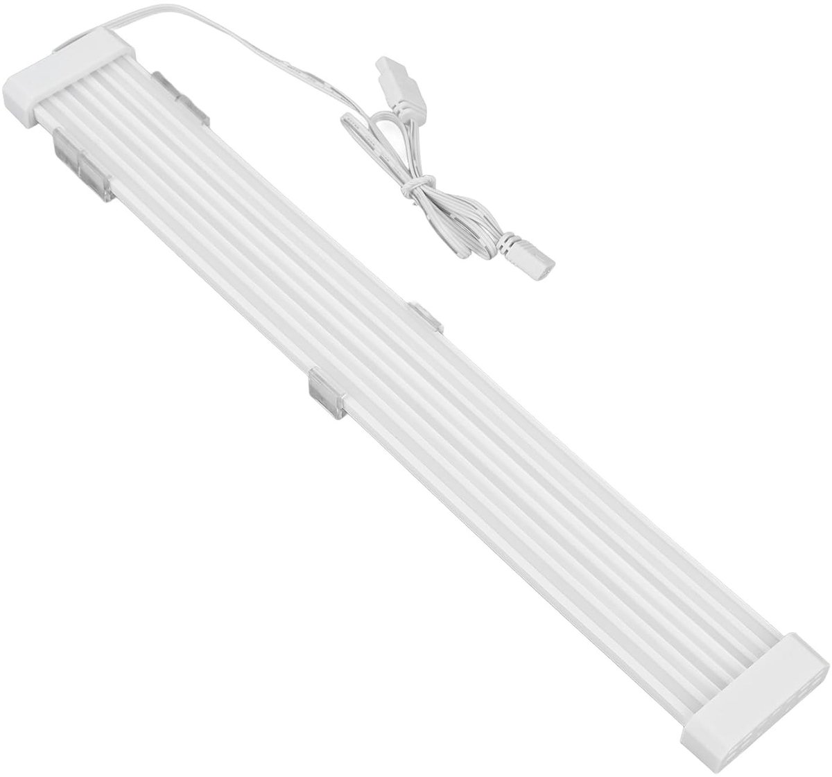 Synchronized ARGB PSU Kabel 5V 3Pin | Adresserbare RGB Kabel voor 24 Pin Moederbord en 8 Pin GPU PC Behuizing met Kleurrijke Verlichting