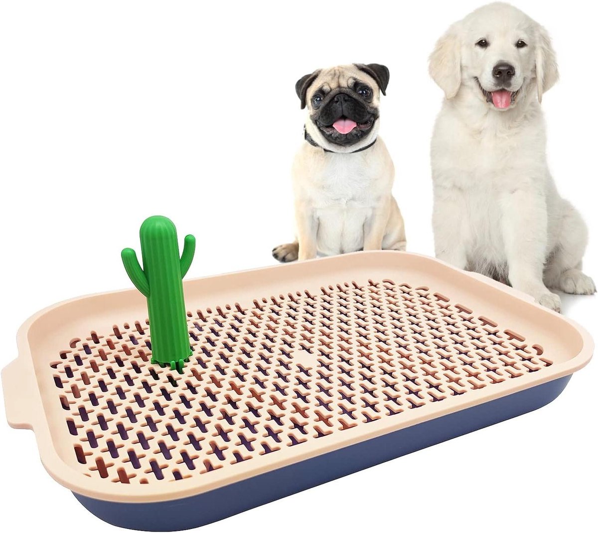 Honden Toilet - Zindelijkheidstrainer - Huisdier Zindelijk Maken - Dubbele Bodem - 50 x 33 cm - Model 2